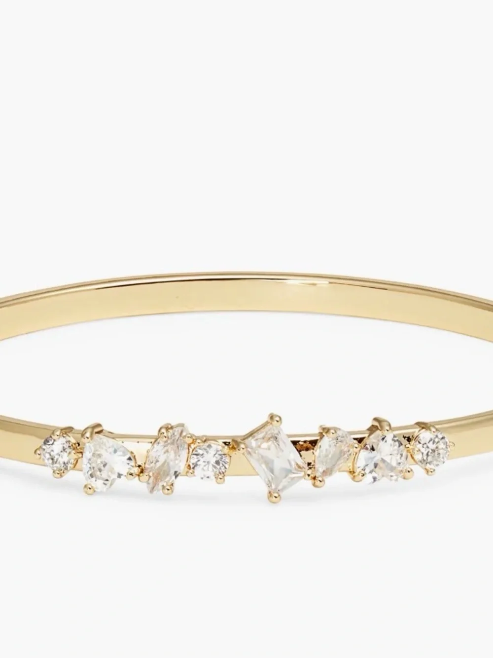 NWOT bundles of Adornia Bamboo Textured Cuff Bracelet & Nordstrom Cubic Zirconia - Picture 2 of 5